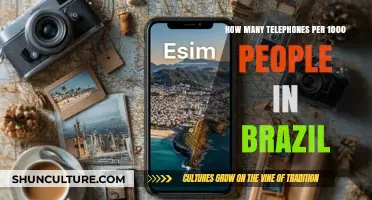 Brazil's Telephone Density: Analyzing Phones per 1000 People in 2023