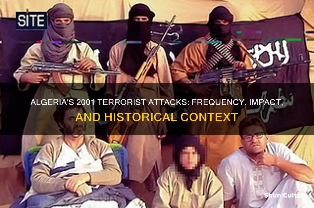 how many terrorist attacks in algeria 2001