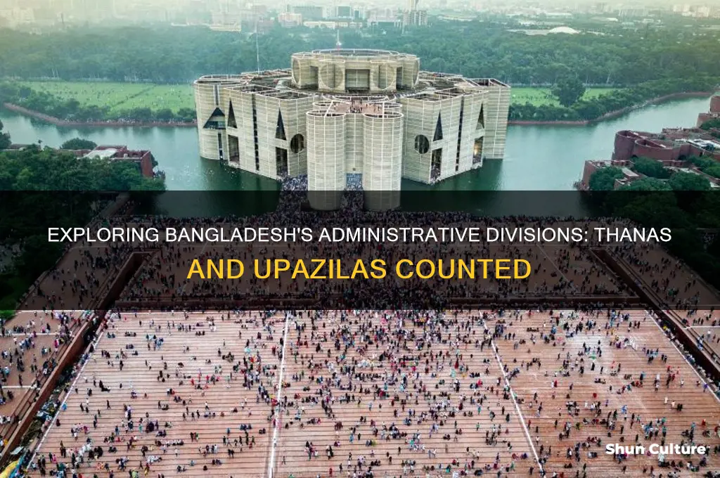 how many thana and upazila in bangladesh