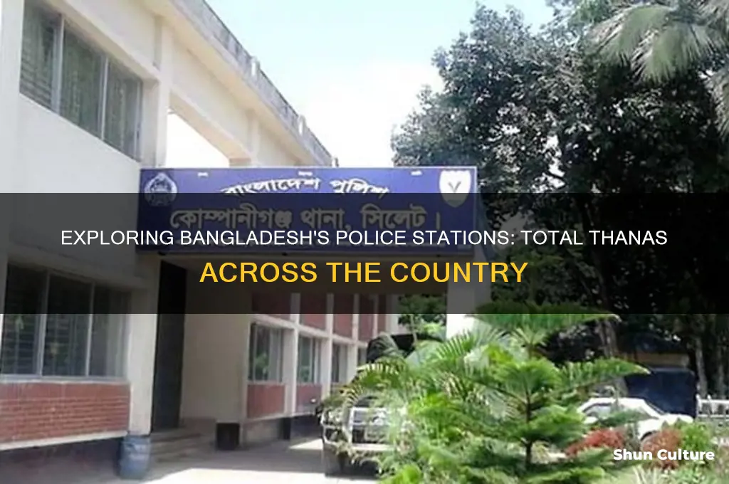 how many thana have in bangladesh