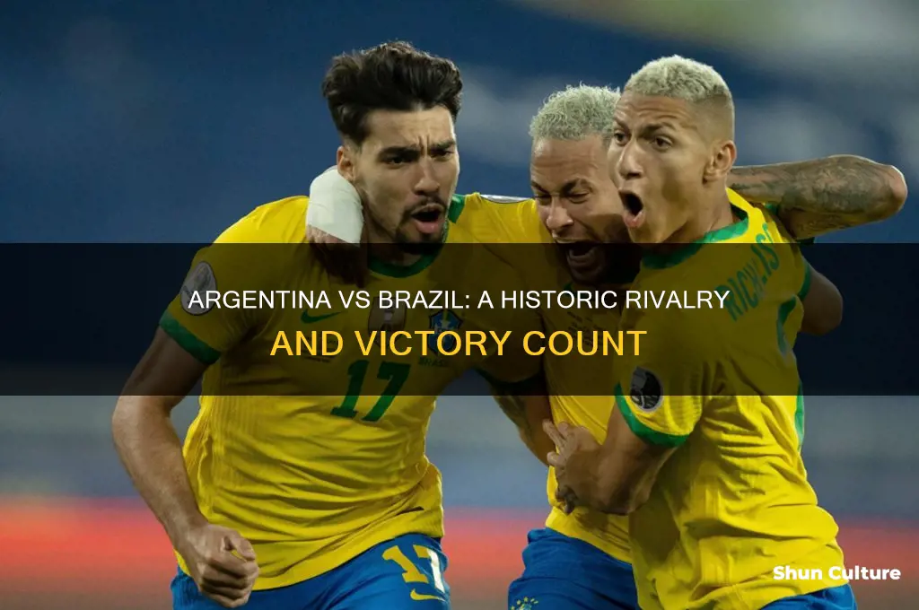 how many time argentina beat brazil