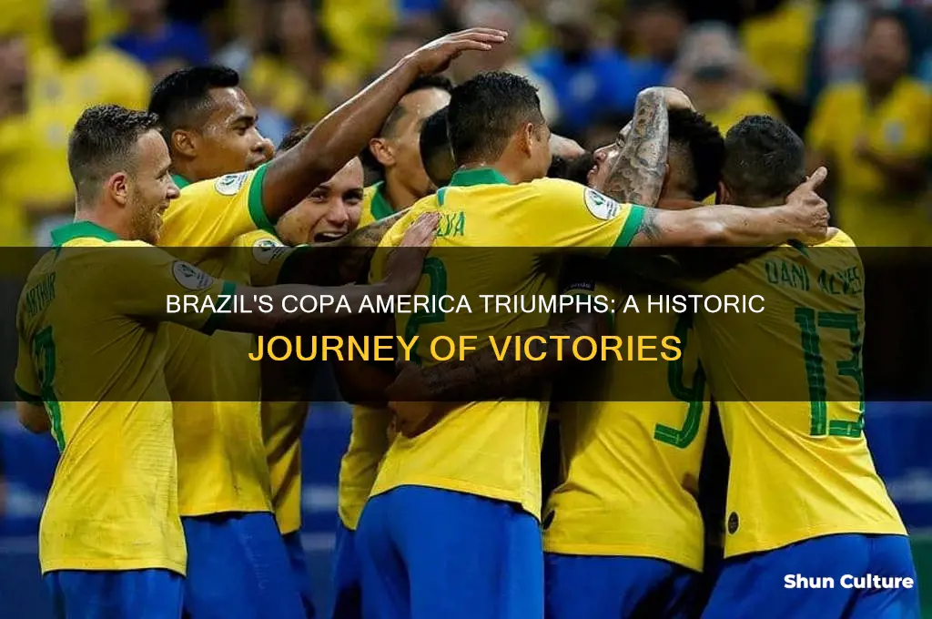 how many time brazil won copa america