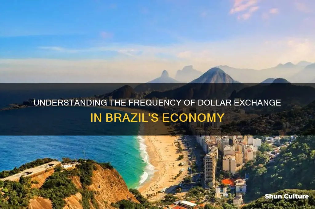 how many times dollar exchange in brazil