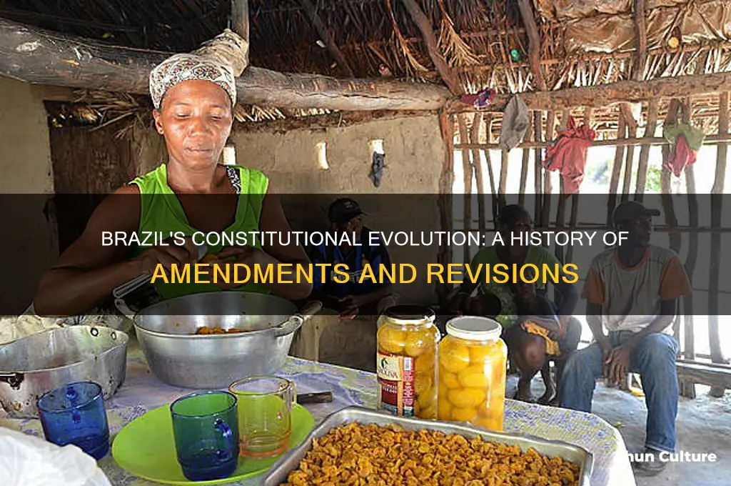 how many times had brazil changed their constitution