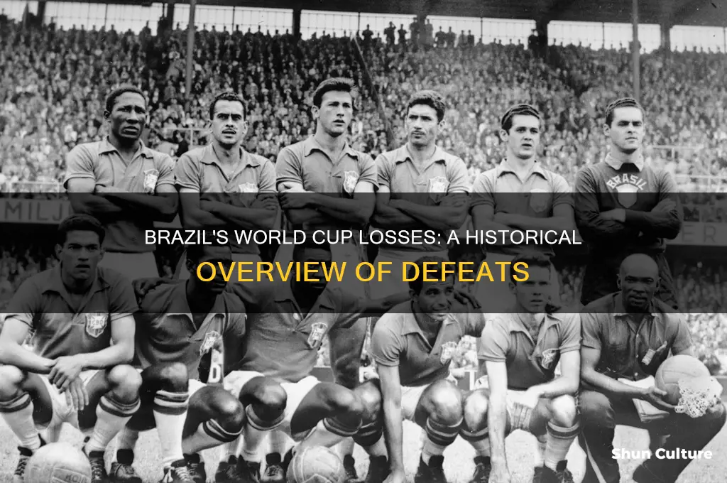 how many times has brazil lost the world cup
