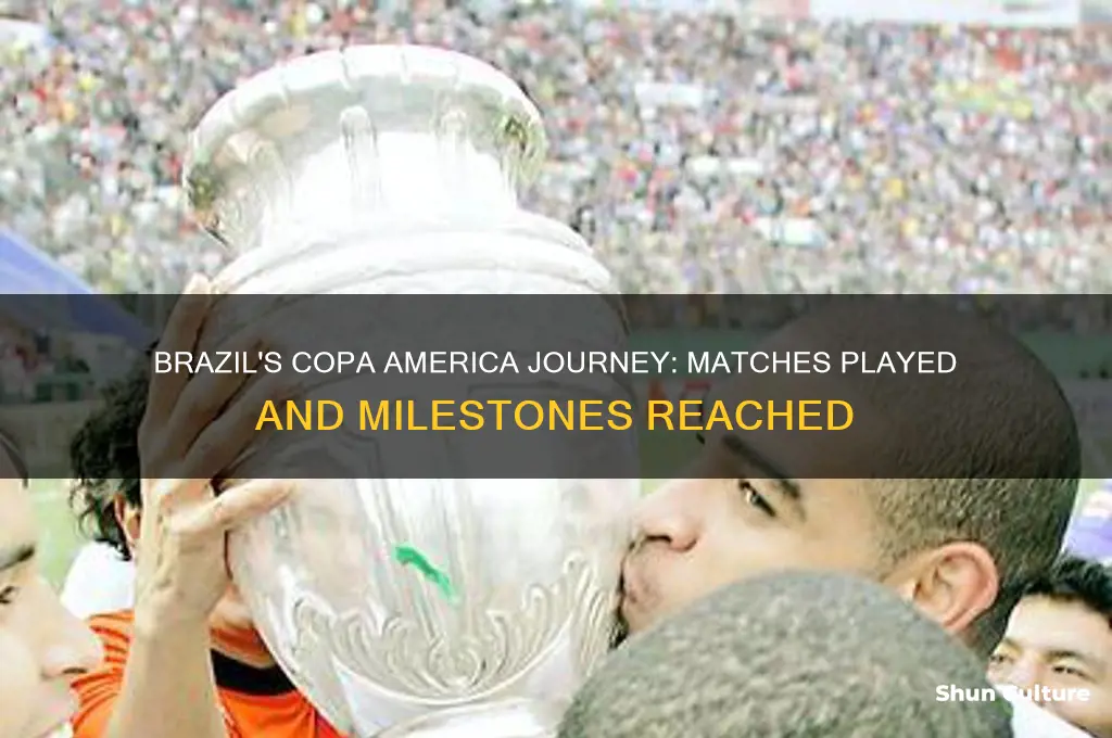 how many times has brazil pplayed copa america
