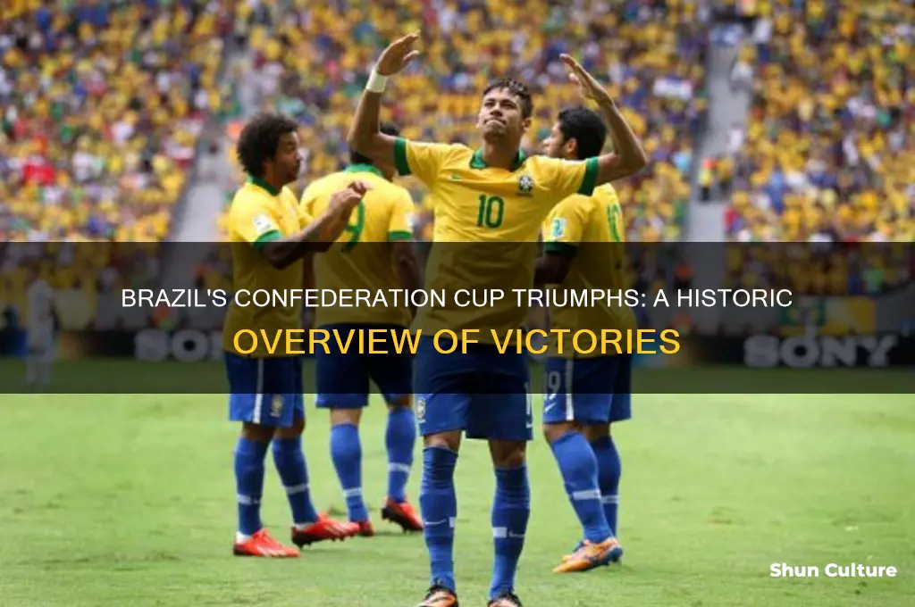 how many times has brazil won the confederation cup