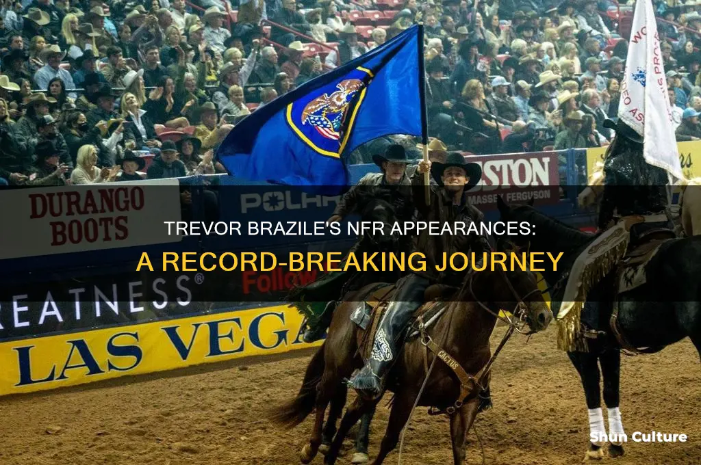 how many times has trevor brazile been to the nfr