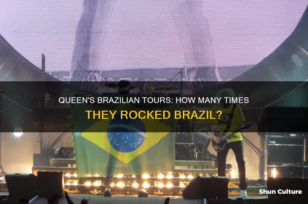 how many times queen band went to brazil