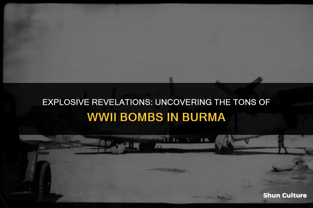 how many tons was ww2 bomb rombo movie in burma