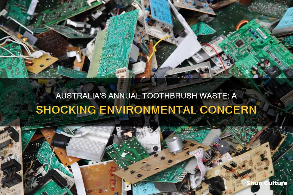 how many toothbrushes are thrown away each year in australia