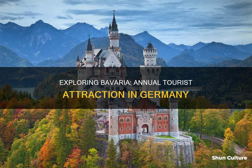 how many tourist visit bavaria germany every year