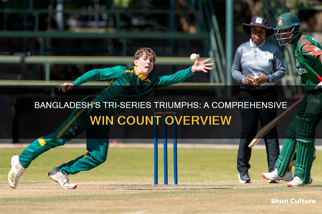 how many tri series have bangladesh won