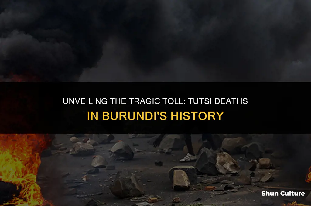 how many tutsis died in burundi