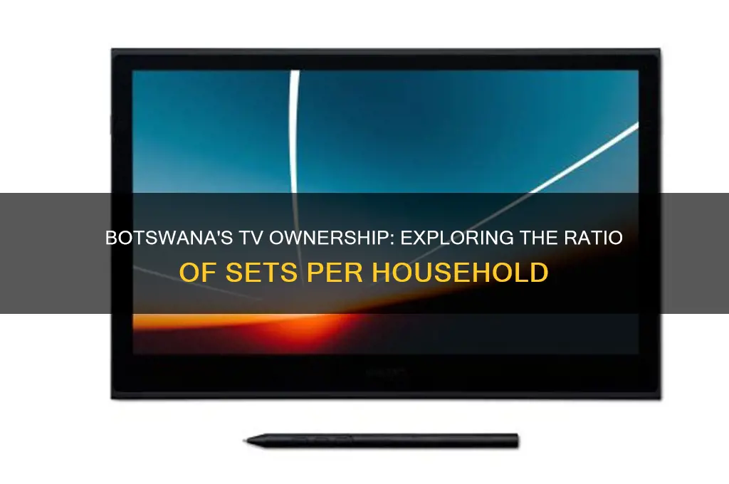 how many tv per habitant botswana