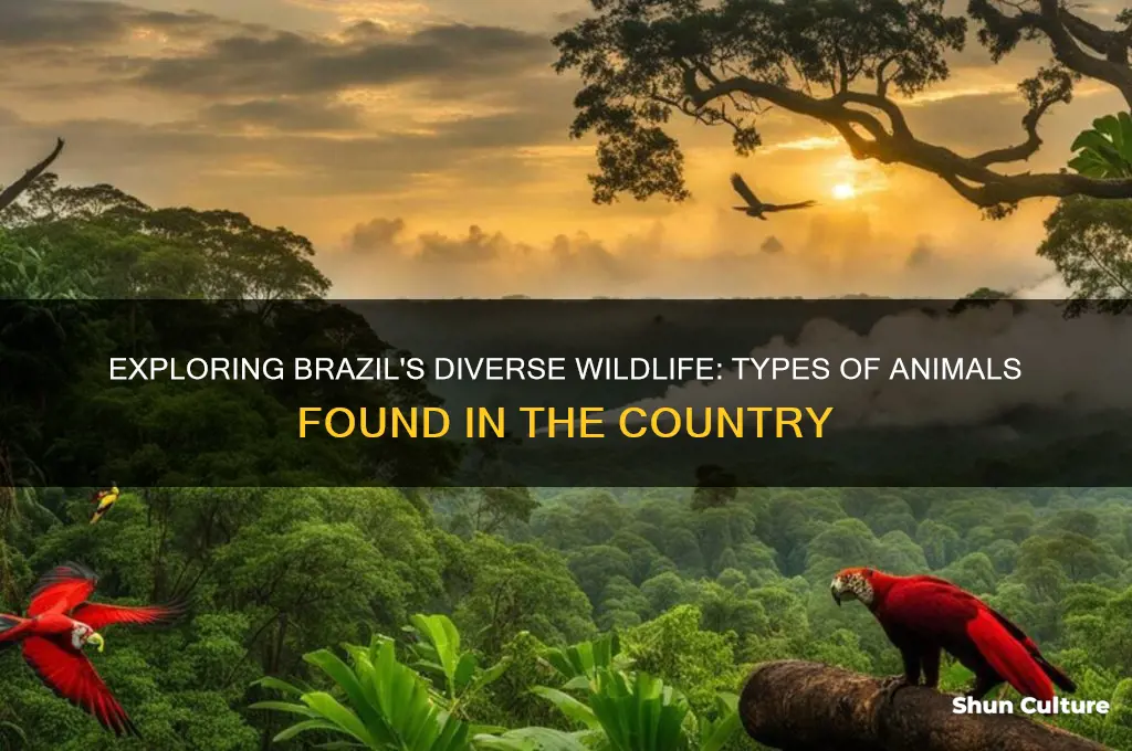 how many types of animals are in brazil