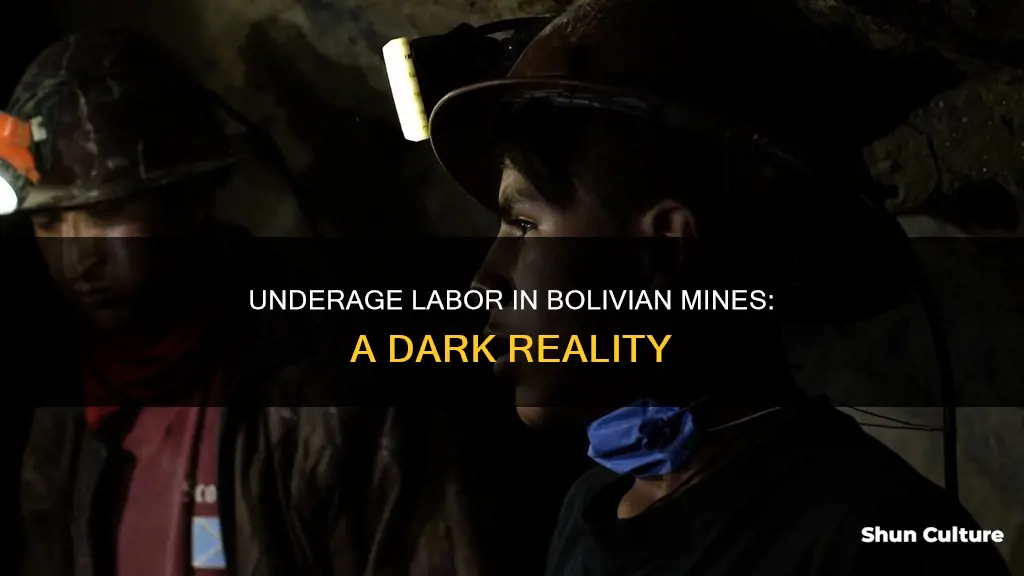 how many underage workers working in mines in bolivia