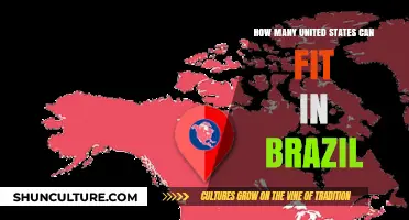 Comparing Landmass: How Many United States Fit Inside Brazil?