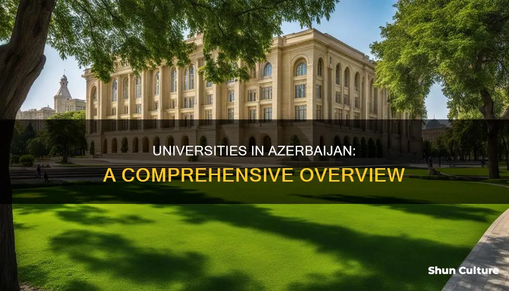 how many universities in azerbaijan