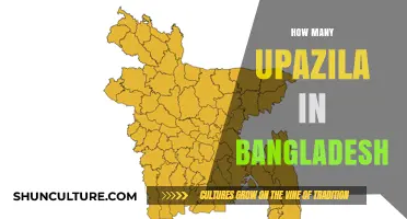 Exploring Bangladesh's Administrative Divisions: Total Number of Upazilas Revealed