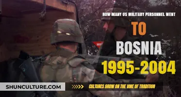 US Military Deployment to Bosnia: 1995-2004 Personnel Count