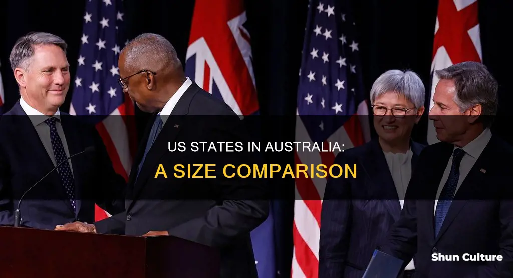 how many us states fit in australia