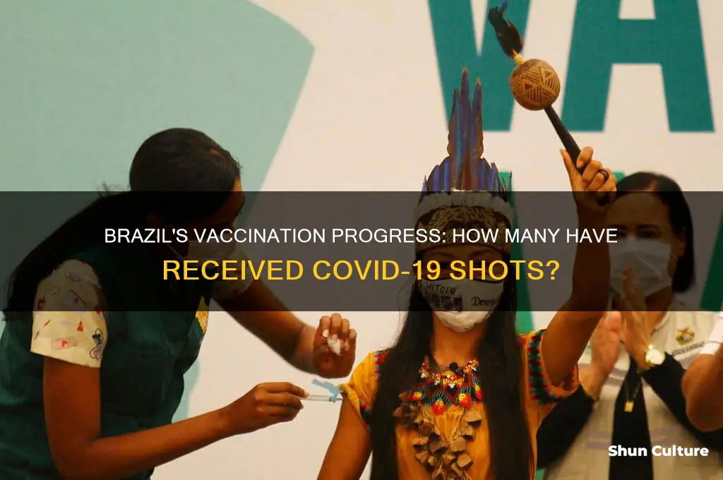 how many vaccinated brazil