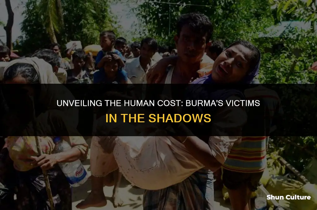 how many victims in burma