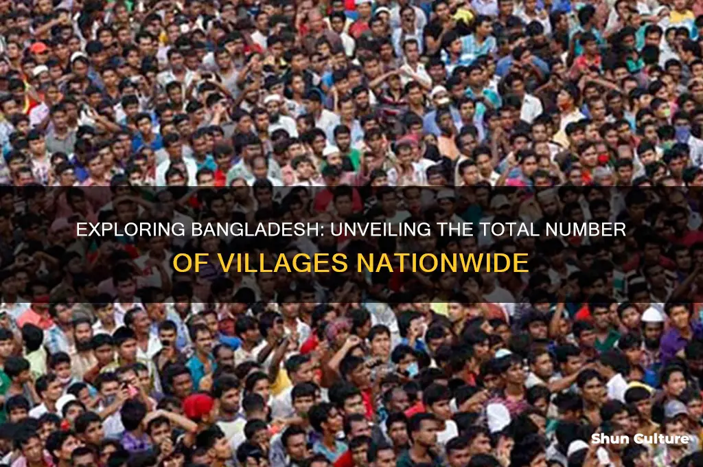 how many village are there in bangladesh