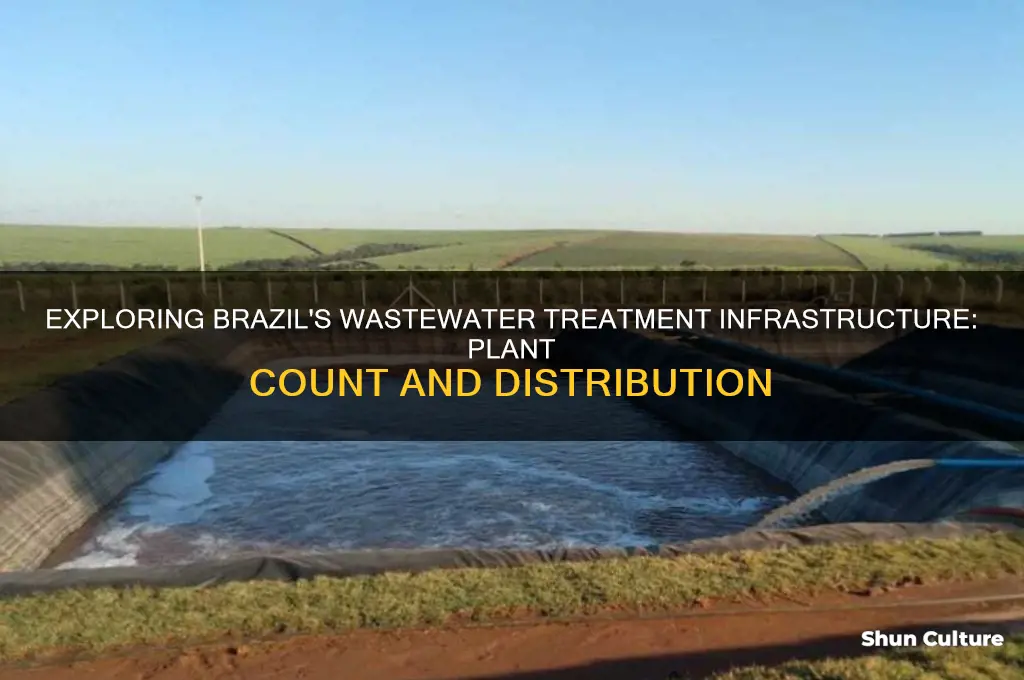how many wastewater plants are in brazil