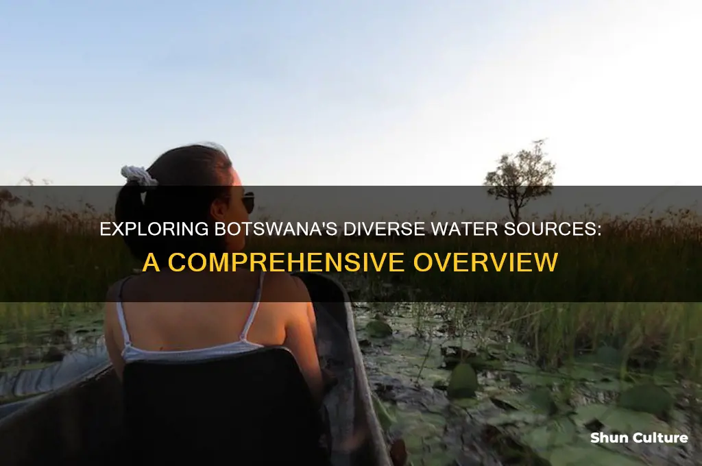 how many water sources are there in botswana