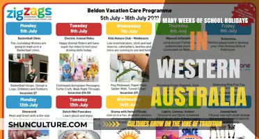 Western Australia's School Holidays: How Many Weeks Off?