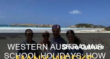 how many weeks of school holidays in western australia