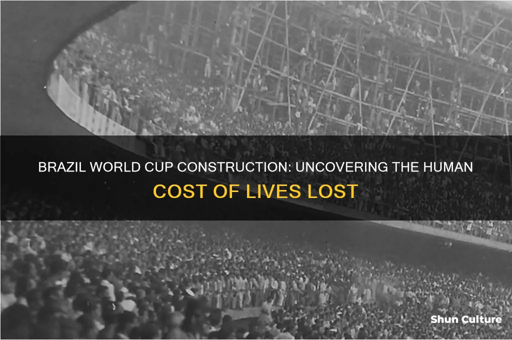 how many workers died building brazil world cup