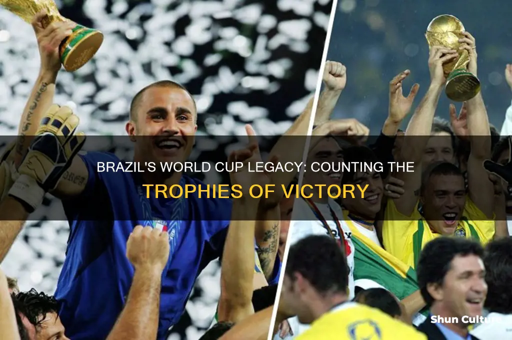 how many world cup trophies does brazil have