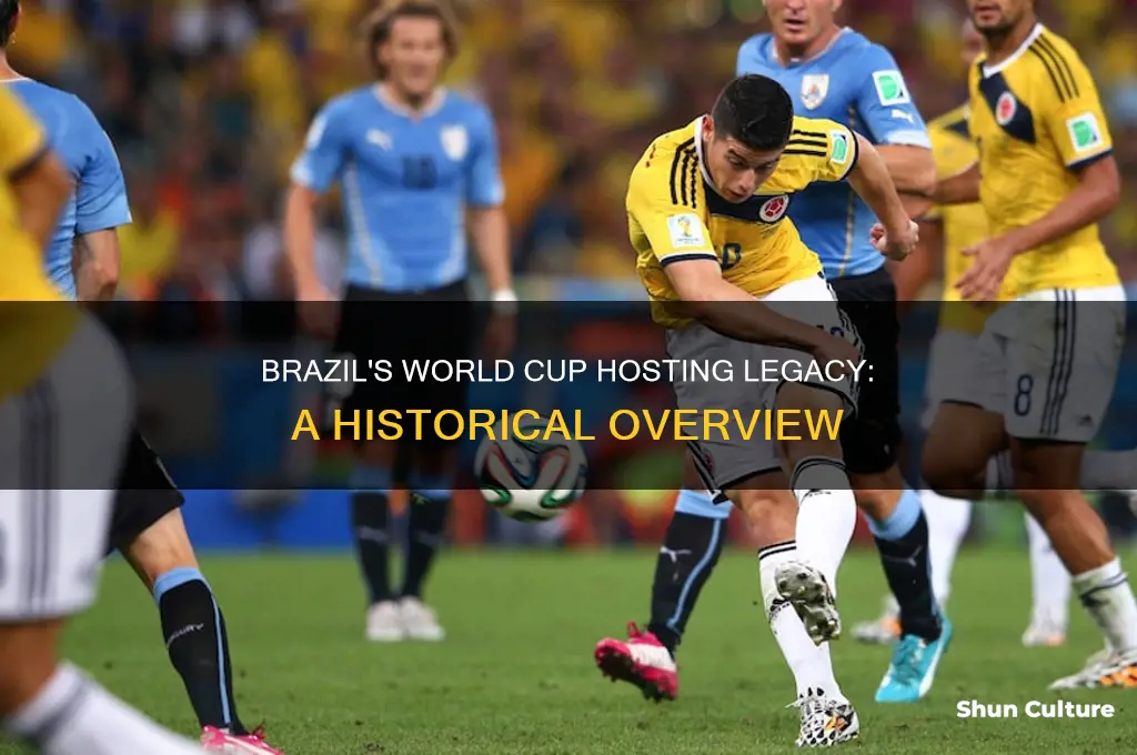how many world cups has brazil hosted