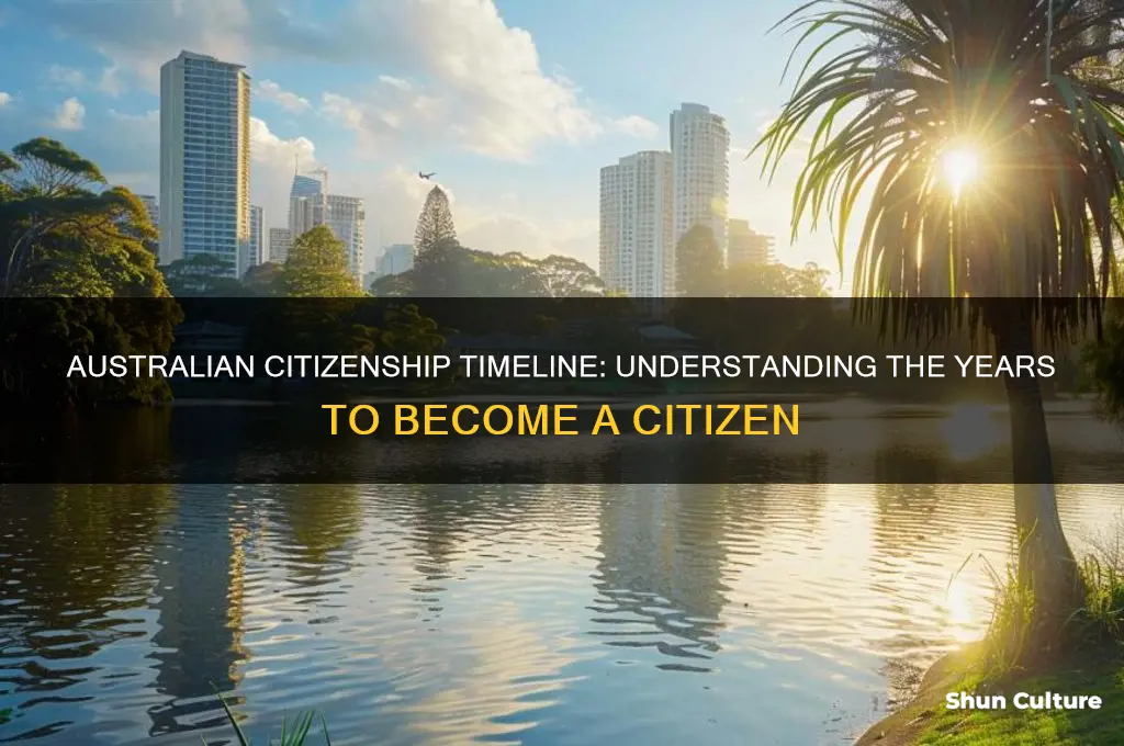 how many years for australian citizenship
