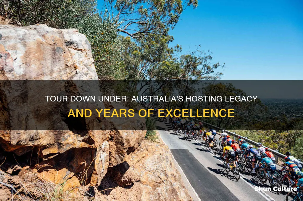 how many years has australia hosted the tour down under