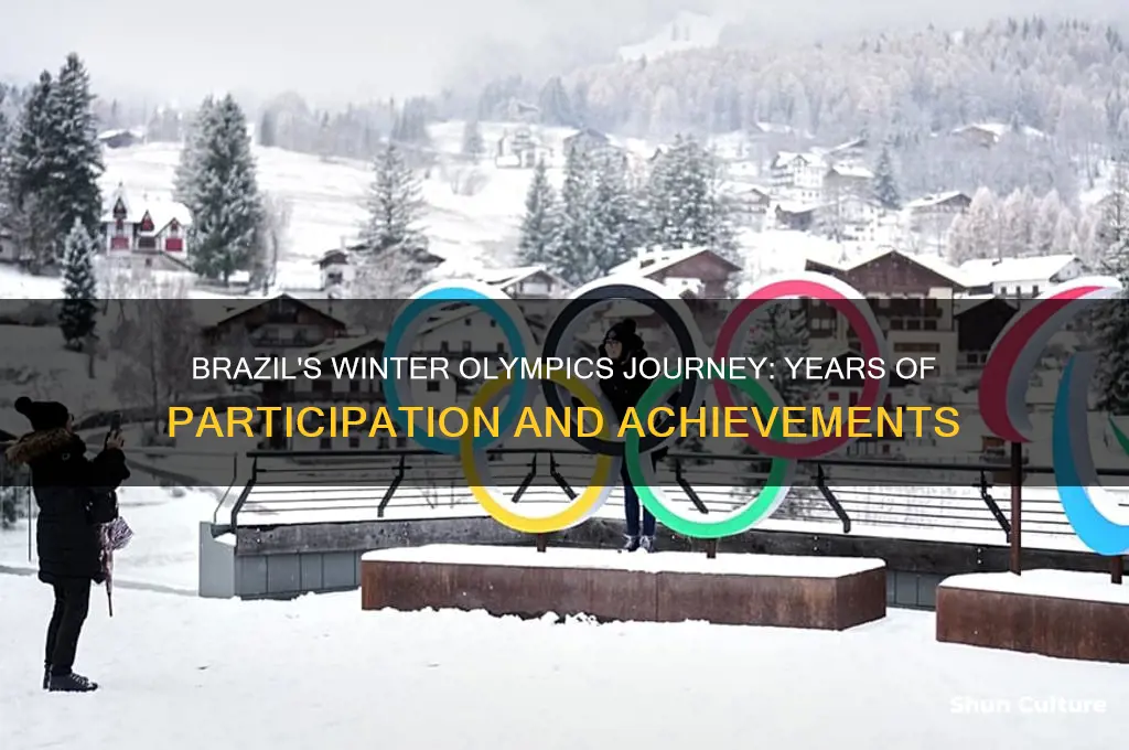 how many years has brazil played in the winter olylmpics