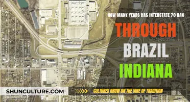 Interstate 70's Journey Through Brazil, Indiana: A Timeline