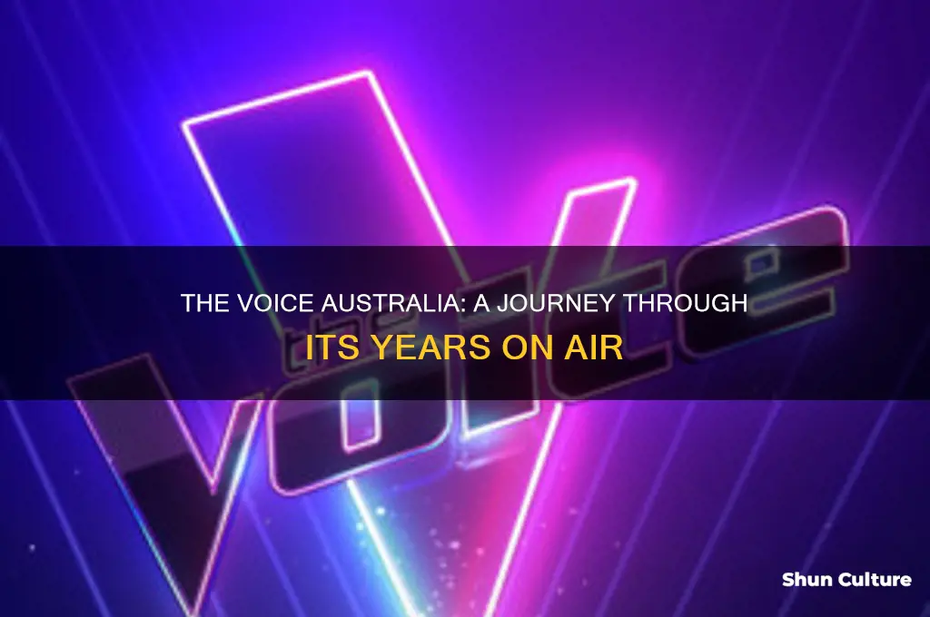 how many years has the voice been on in australia