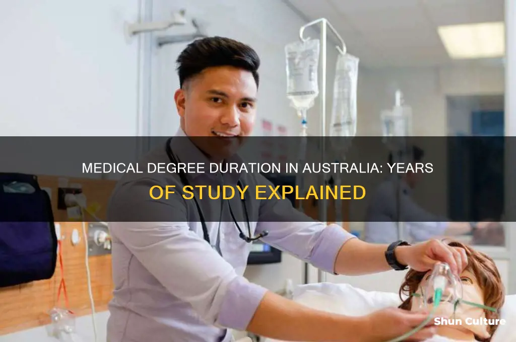 how many years is a medical degree in australia