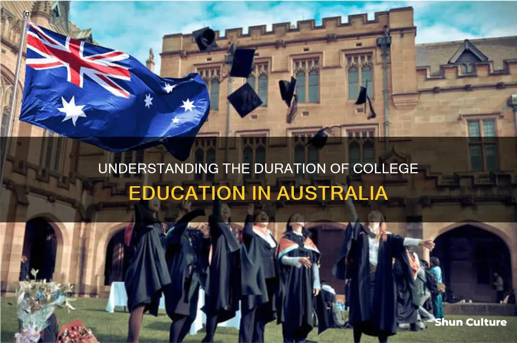 how many years is college in australia