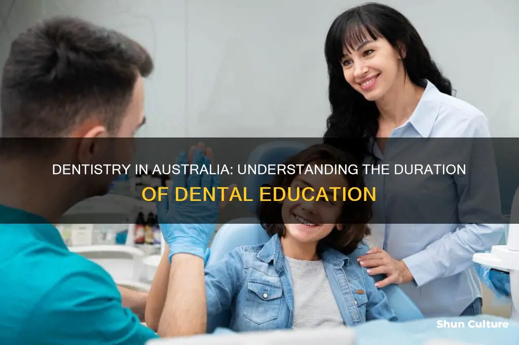 how many years is dentistry in australia