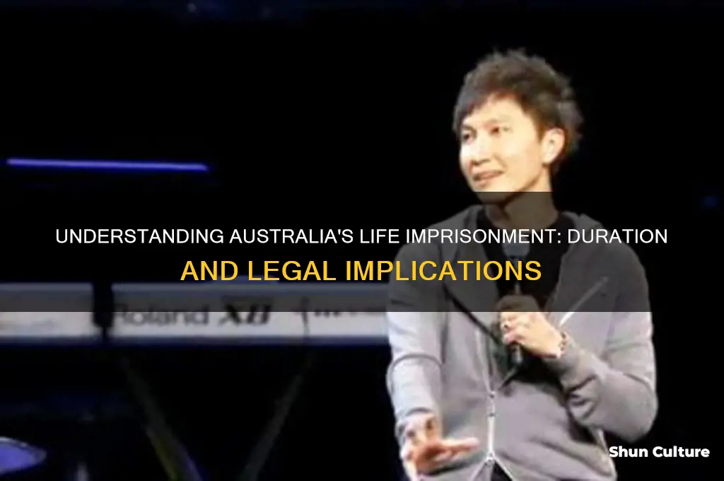 how many years is life in prison australia