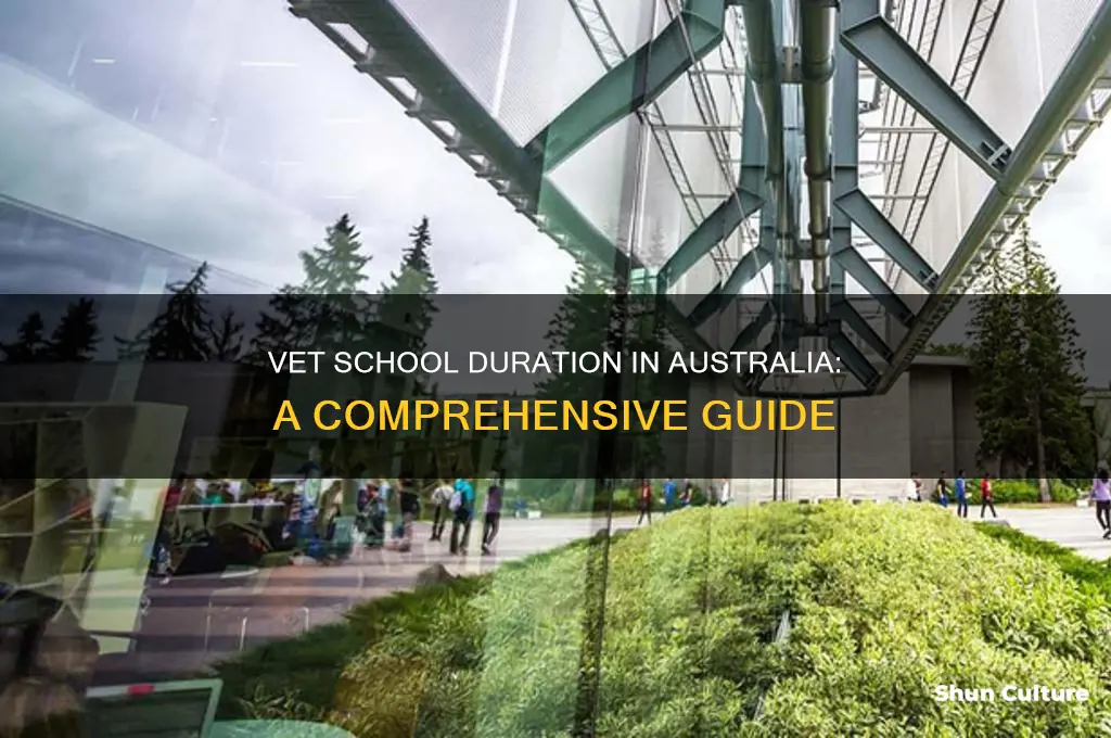 how many years is vet school in australia