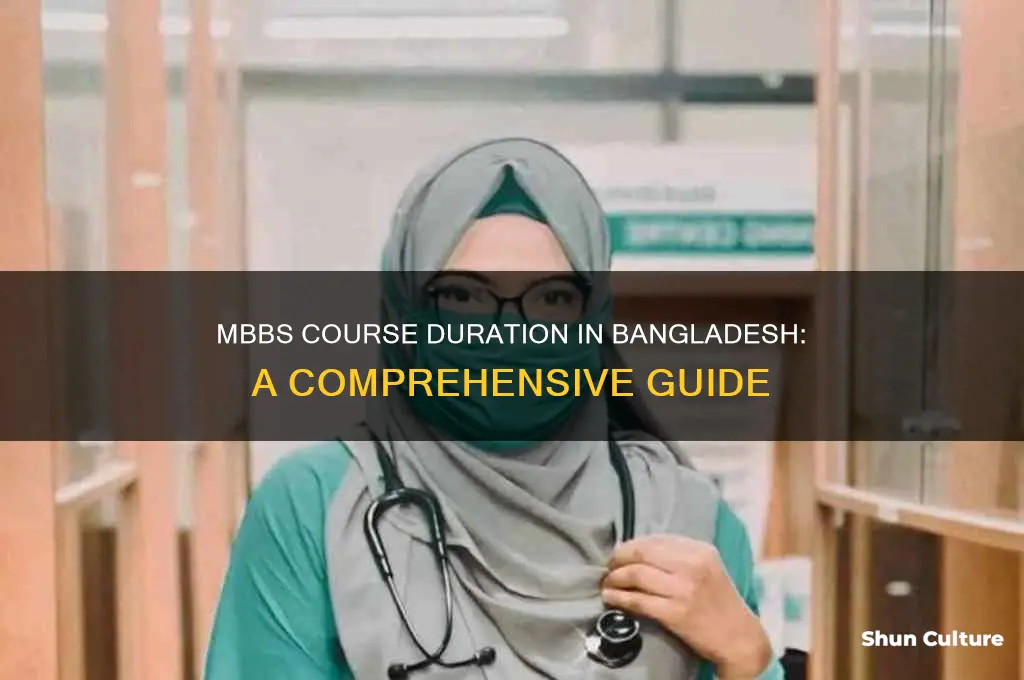 how many years mbbs course in bangladesh