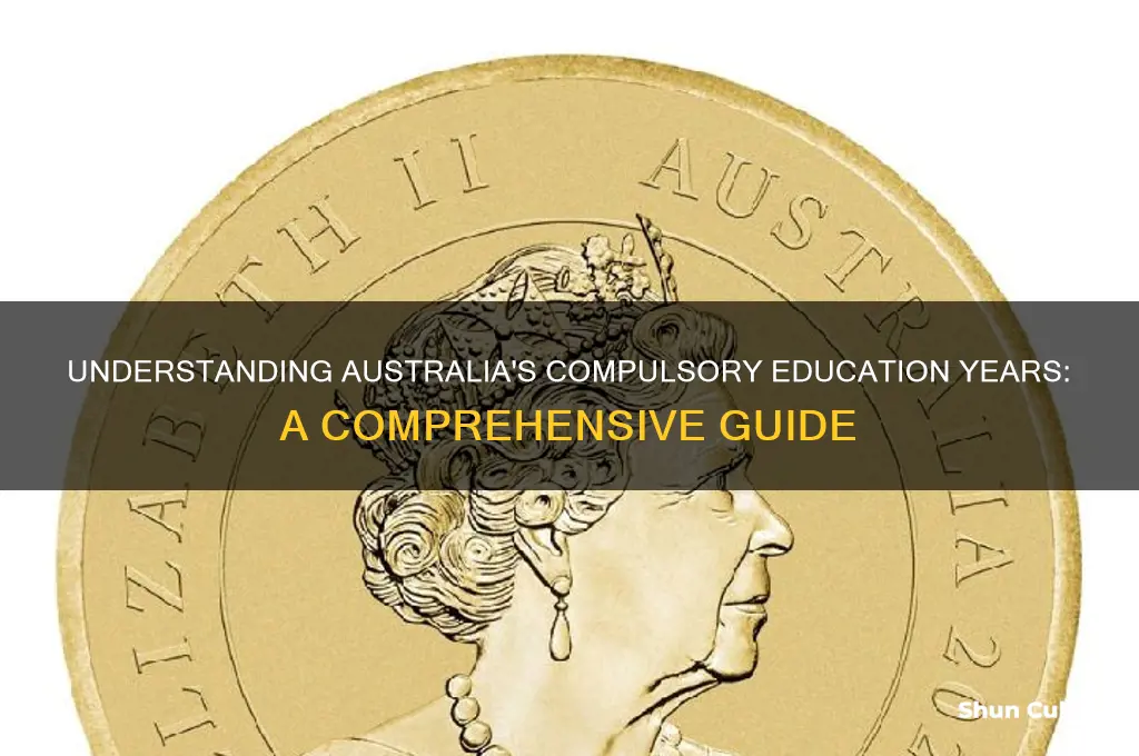 how many years of compulsory education in australia
