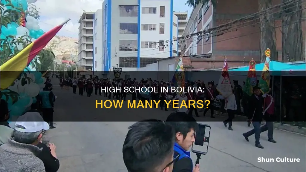 how many years of high school in bolivia