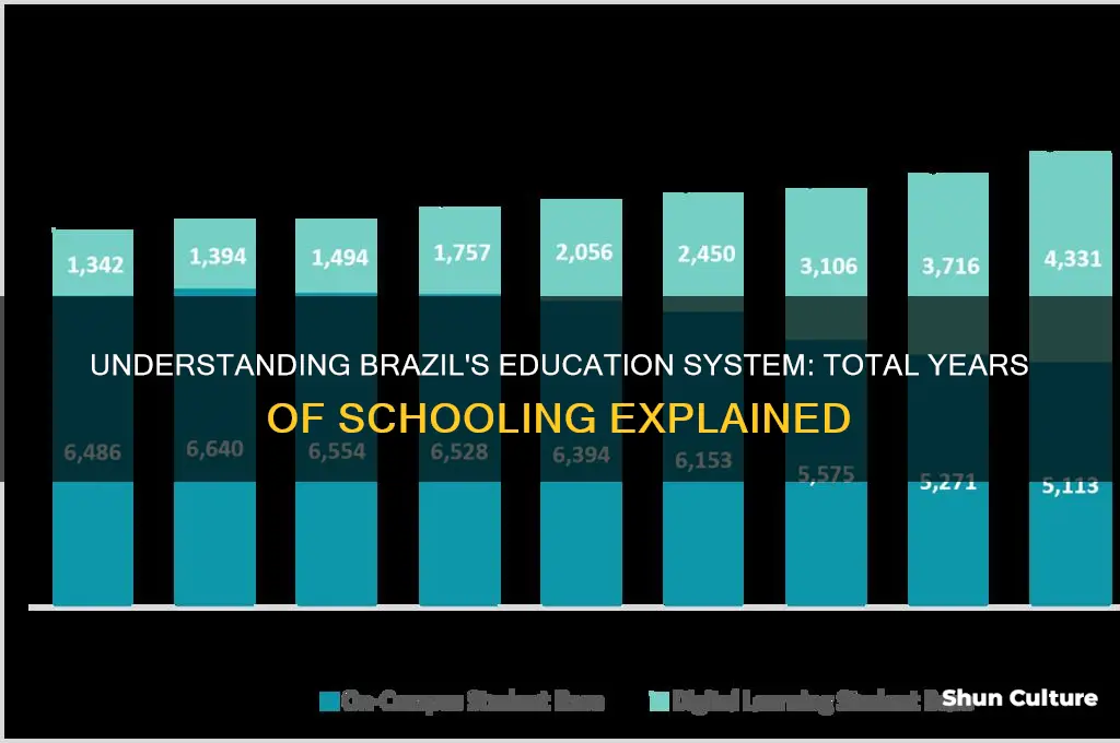 how many years of school in brazil